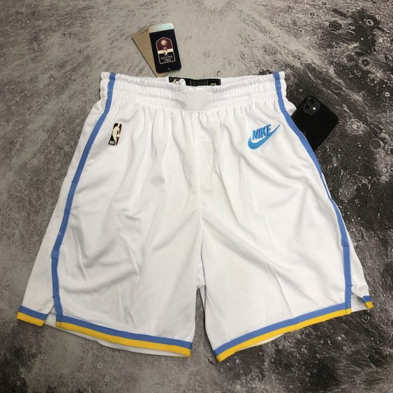 NBA Los Angeles Lakers 22-23 classic shorts blanc